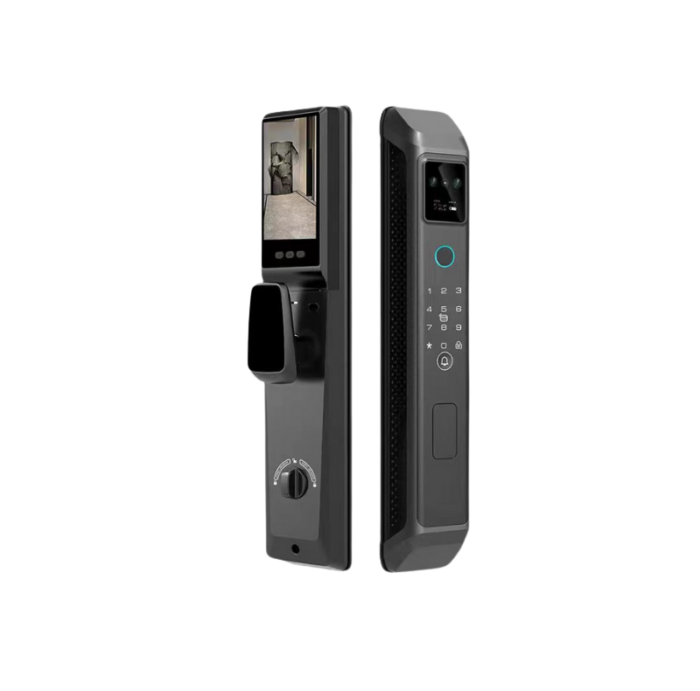 Khóa cửa gỗ Push & Pull KGC03 | Tích hợp camera
