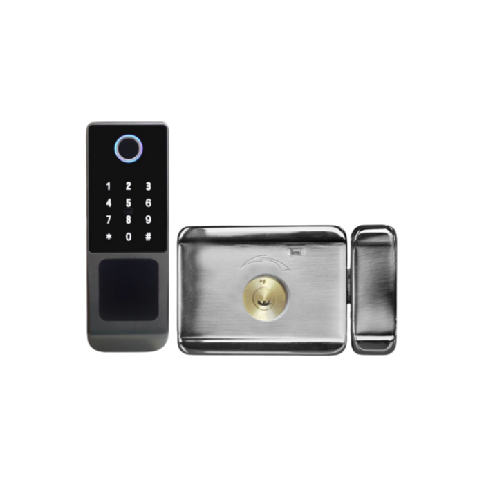 khoá vân tay cửa cổng 1 mặt